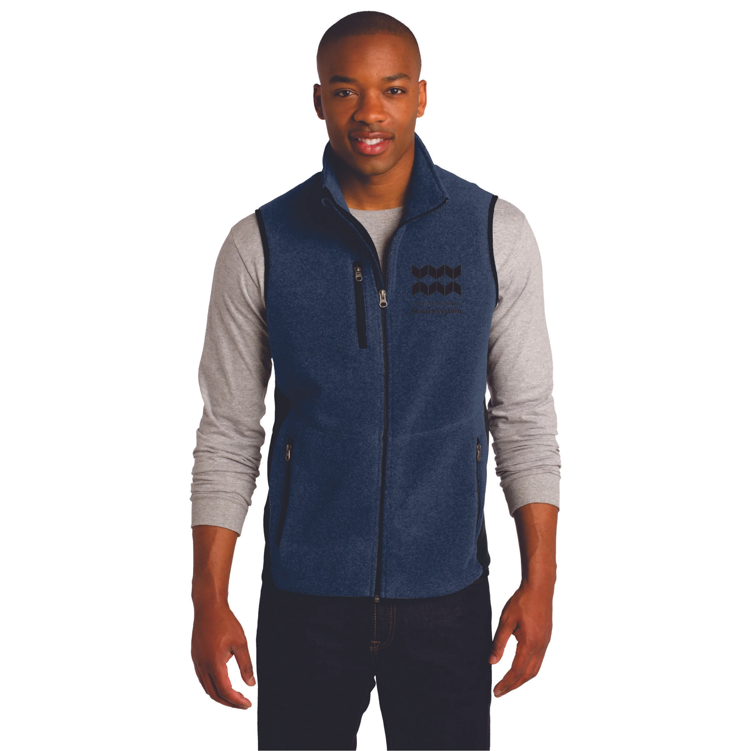 WCLS Port Authority® R-Tek® Pro Fleece Full-Zip Vest — Hats Off